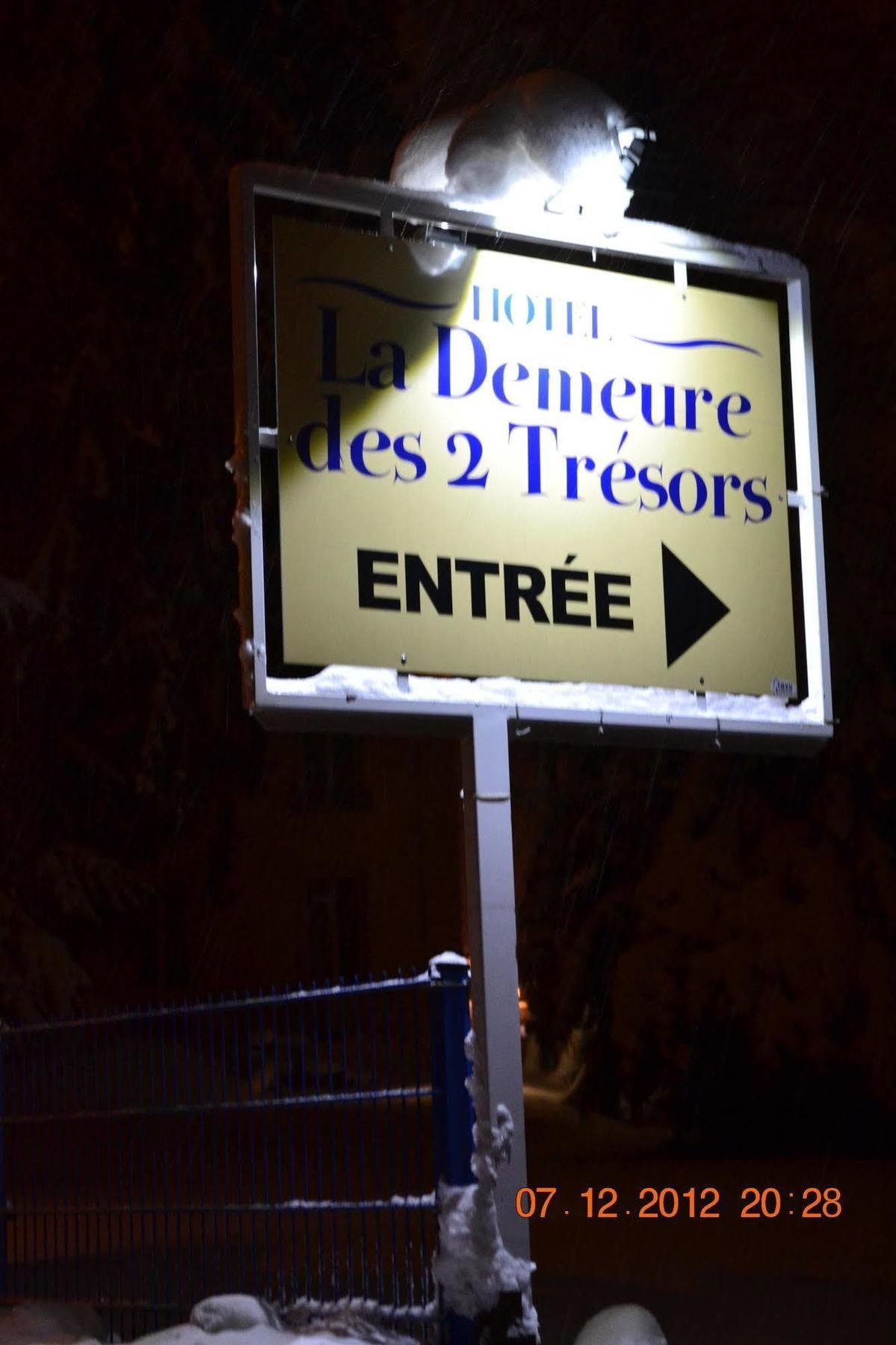 La Demeure Des 2 Tresors Hotel La Bresse Exterior foto